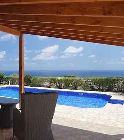 Unforgettable Family Escape - Cliffside Villa With Panoramic Sea Views And Kid-Friendly Private Pool Pissoúri Eksteriør bilde